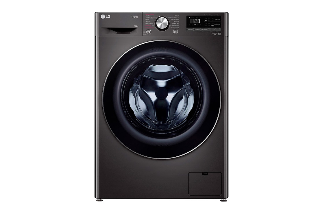 LG Lavarropas 10Kg de Lavado con AI DD? y ThinQ, Front View, WM10BVC4S6