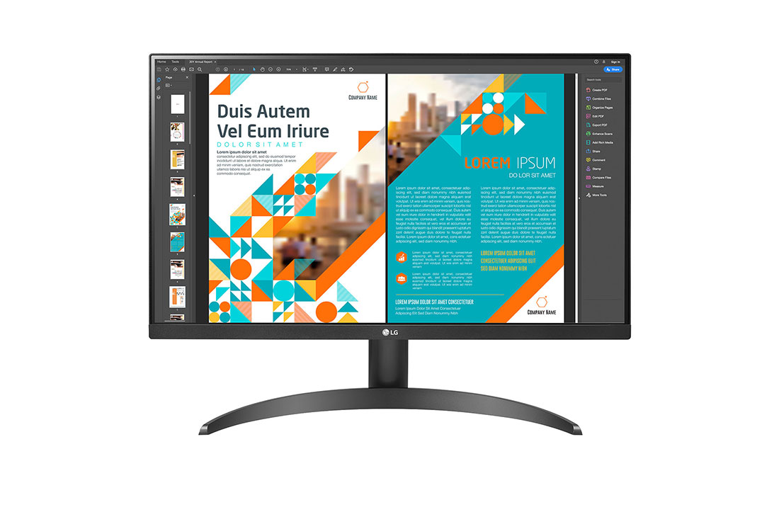 LG Monitor LG IPS HDR10, FreeSync?, Vista frontal, 26WQ500-B