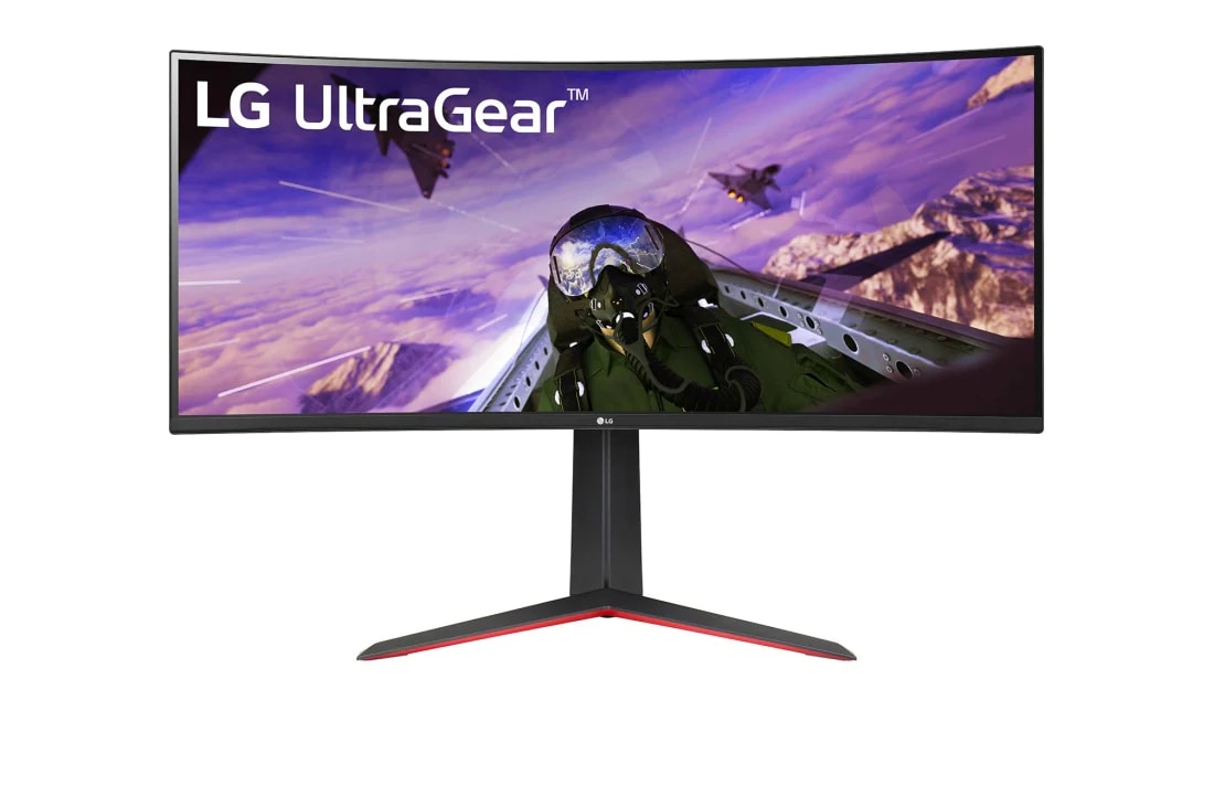 LG Monitor Gaming Curvo (WQHD)34'' UltraGear? 21:9 , Vista Frontal, 34GP63A-B
