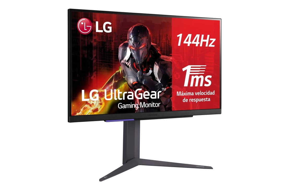 LG Monitor Gamer UltraGear? UHD IPS, 1ms (GtG), 144Hz de 31.5’’, front view, 32GR93U-B