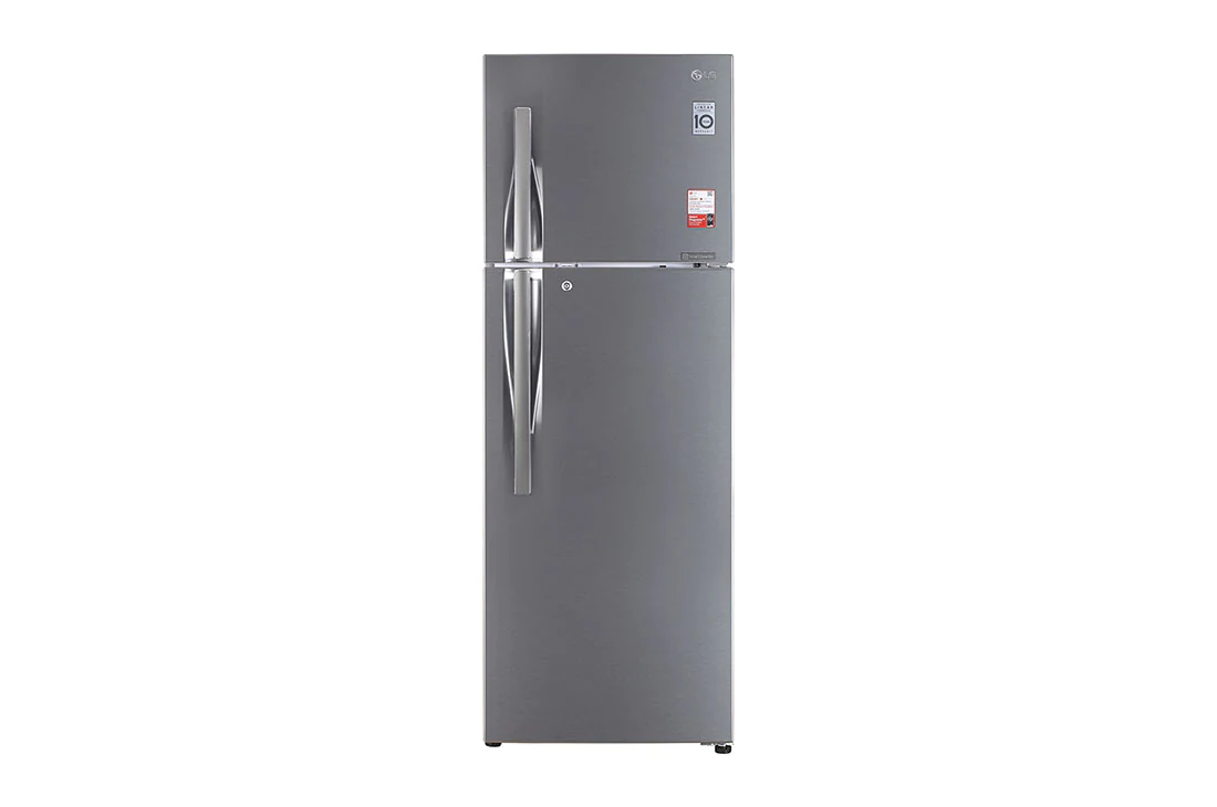 LG 335 Litres Fridge with Smart Inverter Compressor, Multi Air Flow, LG GL-S372RPZY Front View, 2B372RLCB