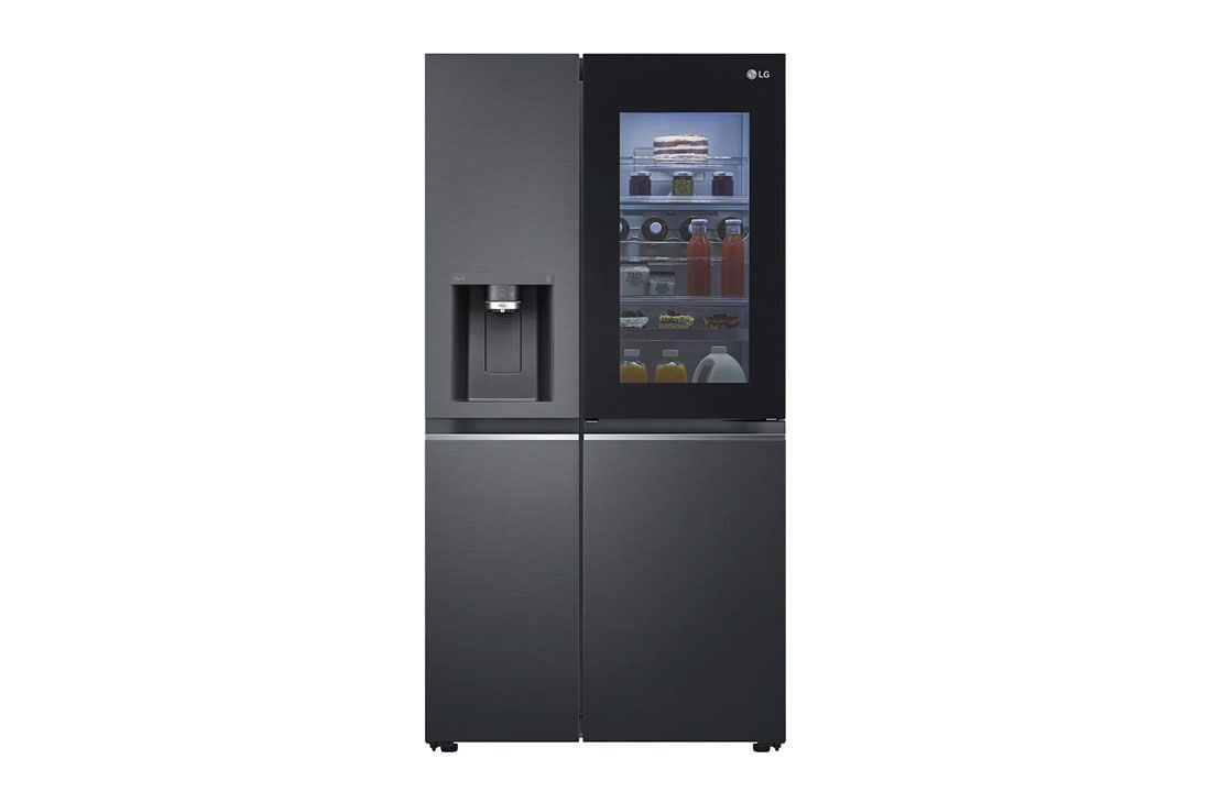 LG 617L side-by-side-fridge with InstaView Door-in-Door? in New Noble Steel, GS-X6172NS, GS-X6172MC