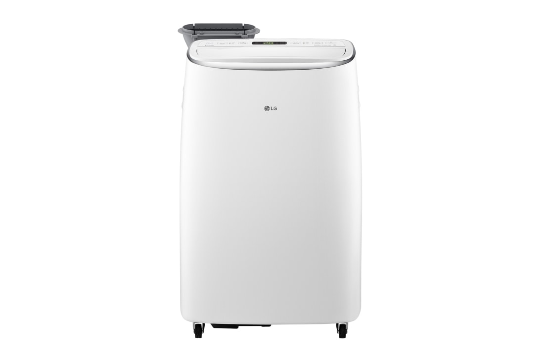 LG 11000 BTU, Climatiseur portable WiFi intelligent à double inverseur, capacité de refroidissement : 35℃/RV 80%, Maximum Cooling, Avant, PA11WS