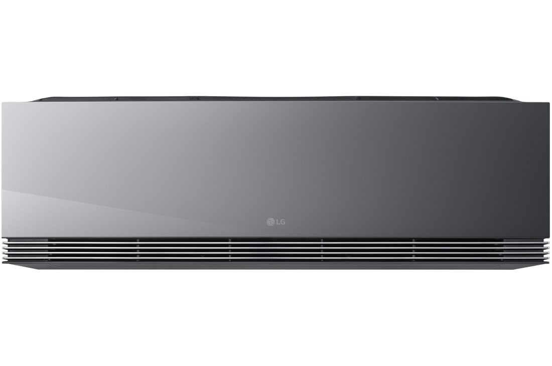 LG 3.5 kW ARTCOOL? Mirror Climatiseur AI Air Single Split Inverter, Vue avant du 9 000 BTU ARTCOOL? Climatiseur AI Air Single Split Inverter AA09SP.NS1, AA12SP