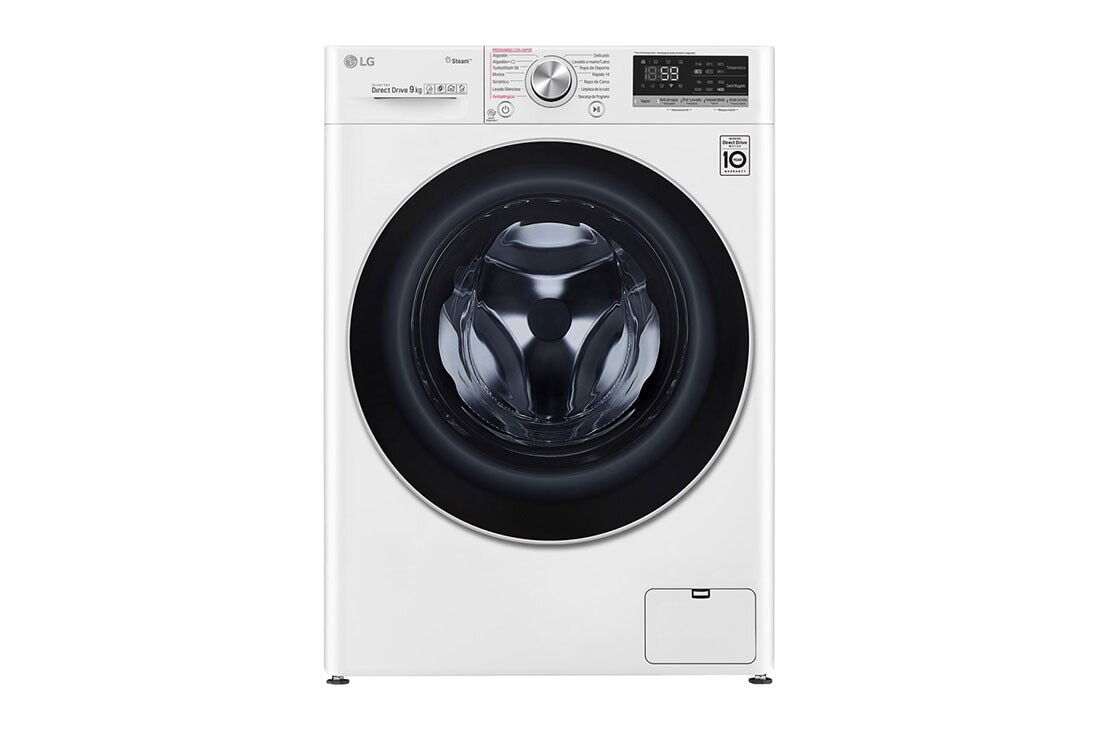 LG Moteur AI DD? reconna?t votre linge | B | 9 kg | TurboWash? 59 – lavage optimale en 59 minutes | lavage hygiénique à la vapeur, F4V709P1E