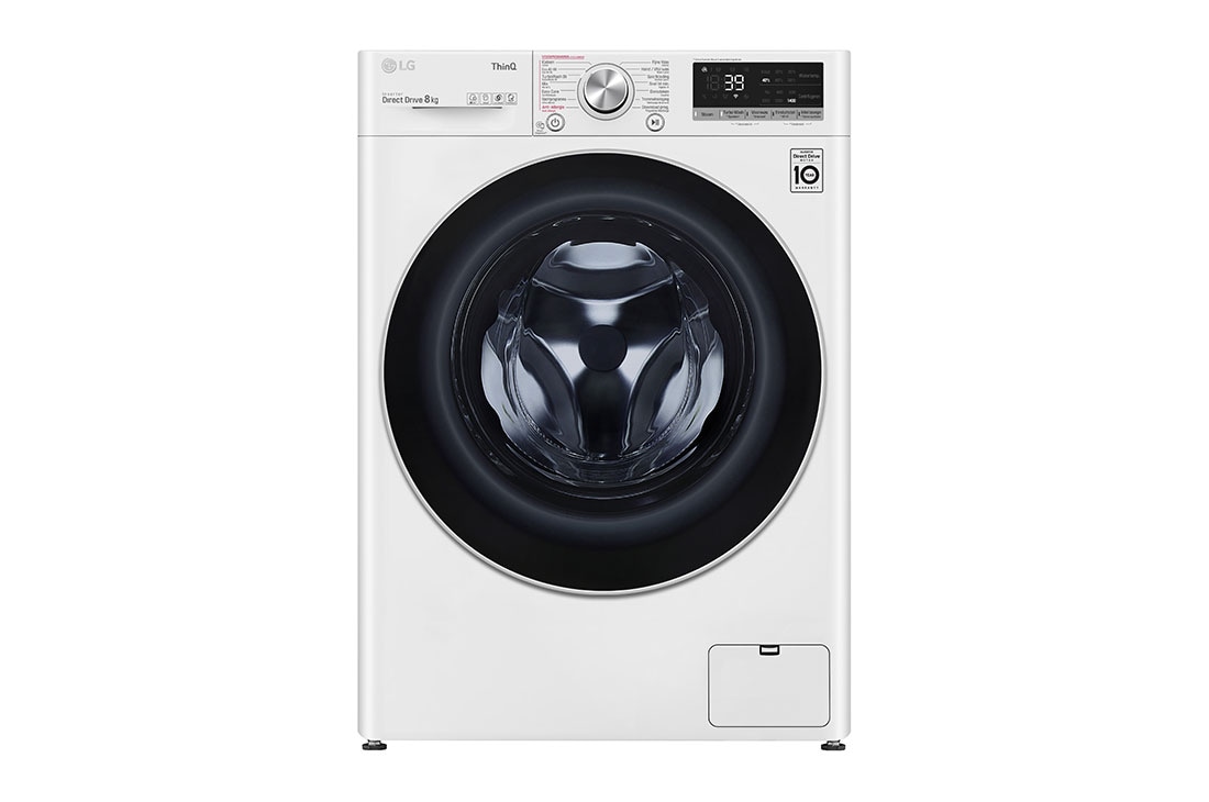 LG  Moteur AI DD? reconna?t votre linge | A | 8 kg | TurboWash? 39 – lavage optimale en 39 minutes | lavage hygiénique à la vapeur, F4WV708S1E, F4WV708S1E
