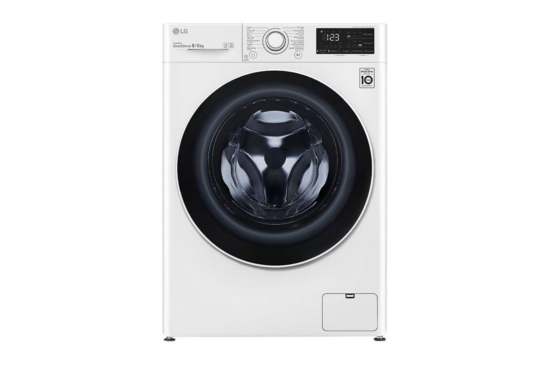LG Moteur AI DD? reconnait votre linge | E | 8 kg lavage / 6 kg séchage, GD3V308N0, GD3V308N0