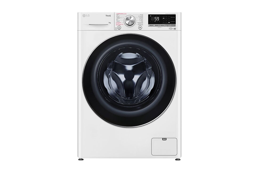 LG Moteur AI DD? reconnait votre linge | A | 9 kg | TurboWash? 59  Lavage hygiénique à la vapeur, GC3V509S2, GC3V509S2
