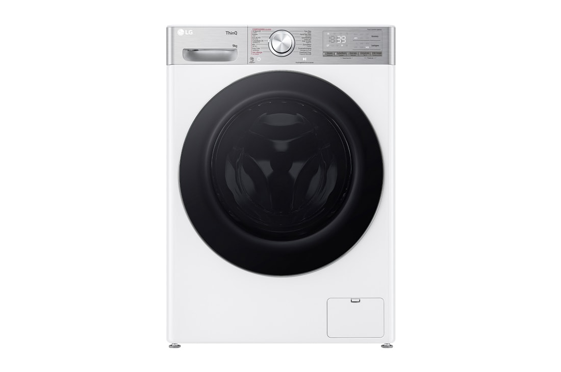 LG Lave-Linge F4WR9009S2W | Capacité 9 kg | TurboWash 39, Front view, F4WR9009S2W