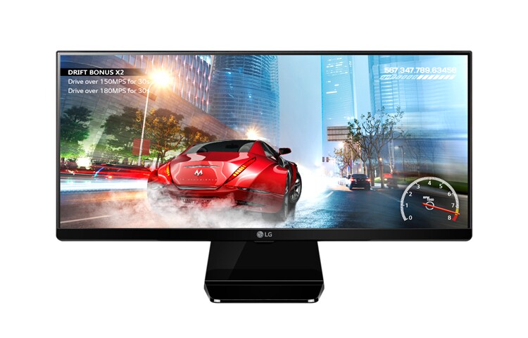 LG Le champ de vision 21:9 UltraWide satisfait à la technologie FreeSync pour les jeux intensifs en graphiques., 34UM67-P