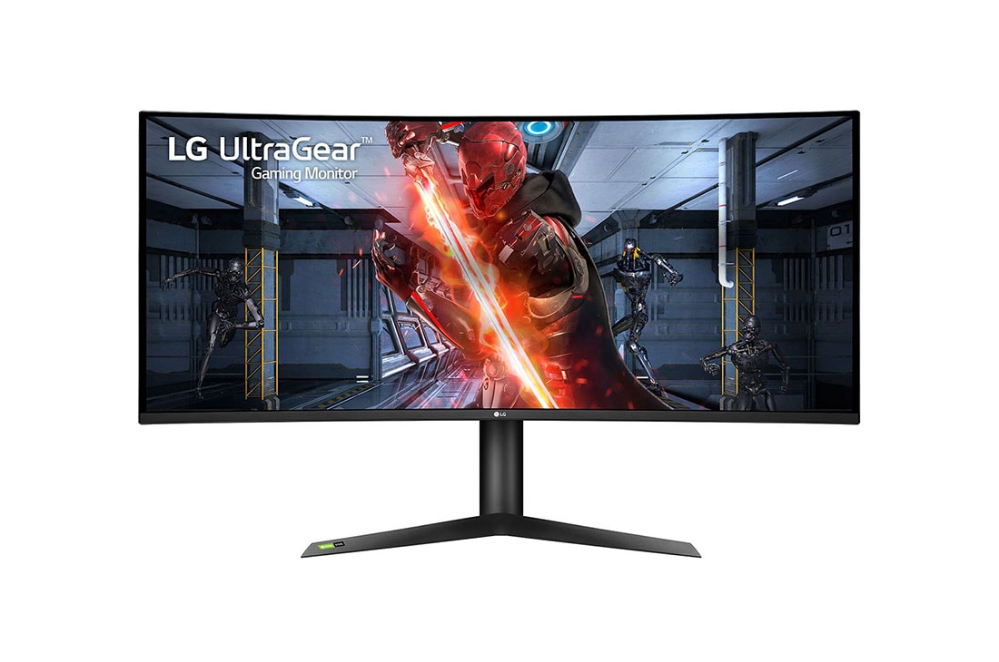 LG Moniteur de jeu incurvé Nano IPS 1ms UltraGear? Classe 21:9 de 37,5 po doté de la technologie G-Sync?, 38GL950G-B