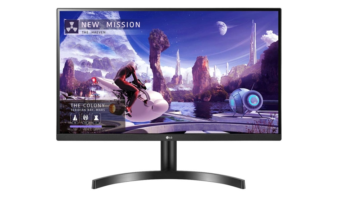 LG 27'' QHD IPS Monitor with AMD FreeSync?	, vue avant, 27QN600-B