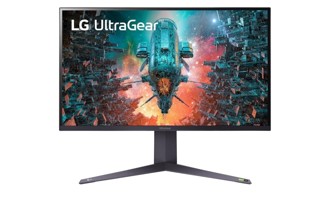 LG Moniteur de jeu 32'' UltraGear? UHD 4K avec VESA DisplayHDR? 1000, vue avant, 32GQ950P-B
