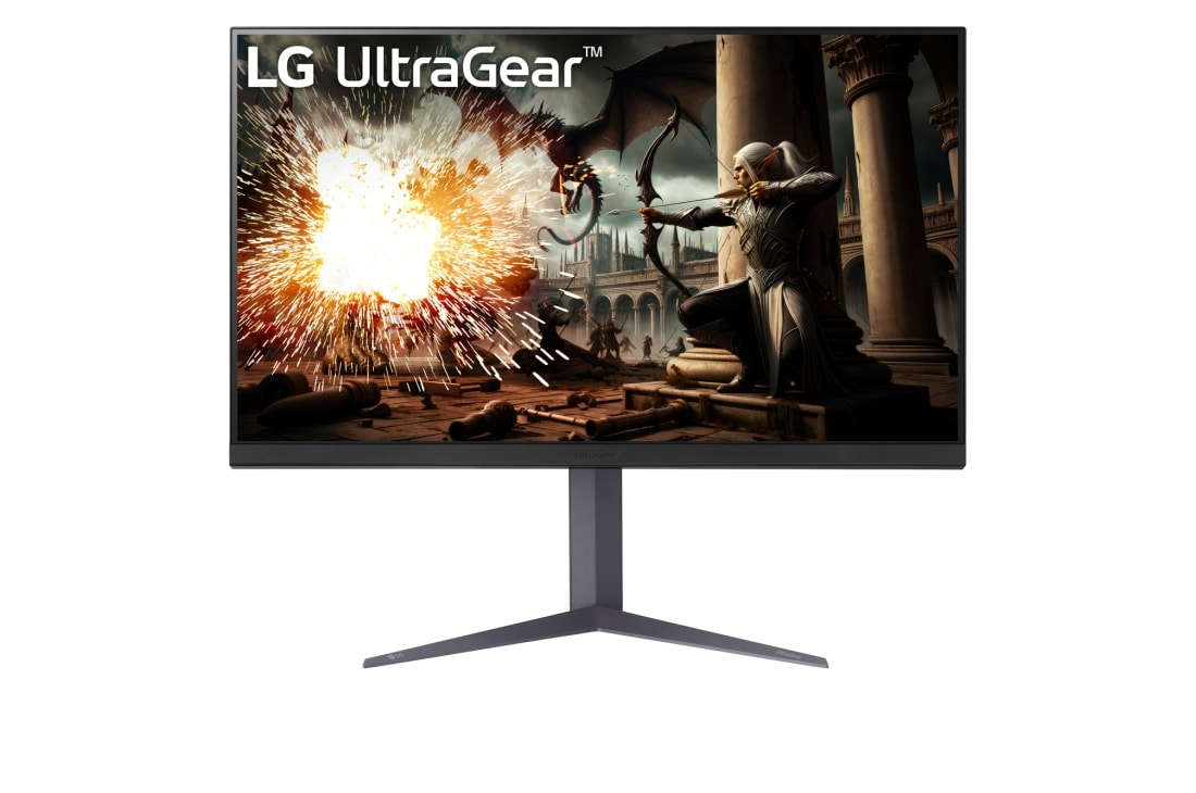 LG Moniteur Gaming 180Hz UltraGear? QHD IPS de 32'' | 1ms (GtG), DisplayHDR? 400, vue avant, 32GS75Q-B