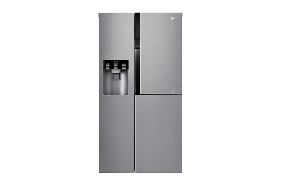 LG 591L capacité | Door-in-Door? | Espace de refroidissement et de congélation supplémentaire  |Total no Frost | Distributeur d'eau et de gla?ons | Compresseur Linéare Inverter, GSJ560PZXV