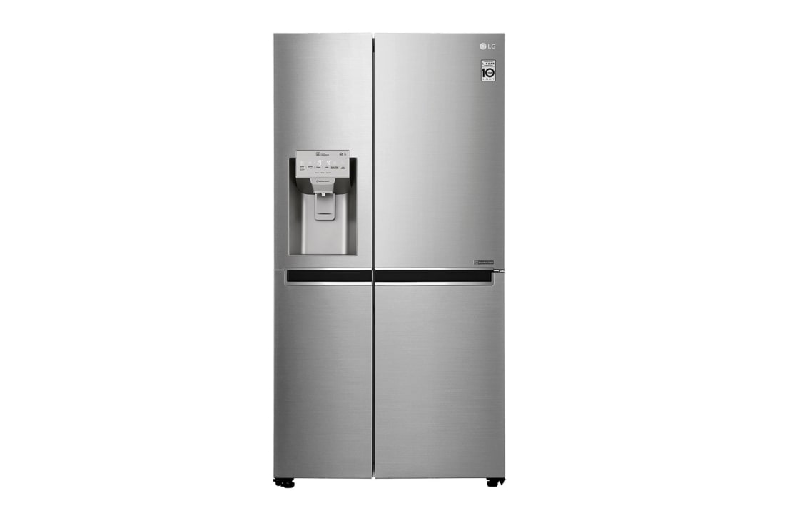 LG Toujours économique F | Distributeur d'eau et de gla?ons | 625L l Grande capacité | Total No Frost | Compresseur Linéare Inverter, ACCèS RAPIDE, VOIR L’INTéRIEUR, GSL480PZXV