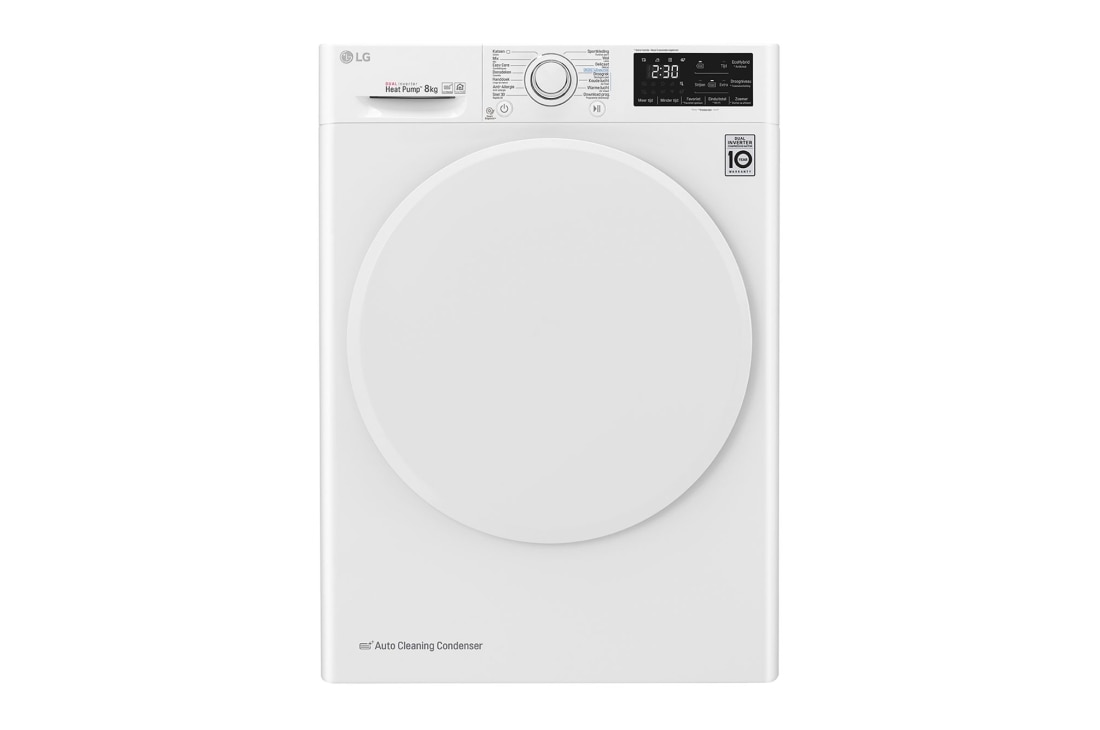 LG Super rapide ou super efficace| Dual Inverter Heat Pump? | A+++ | 8 kg | Condenseur à nettoyage automatique | ThinQ? , RC80U2AV0Q