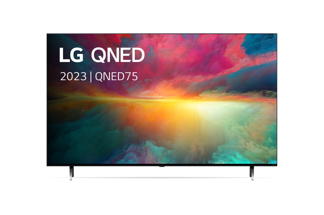 LG 65 pouces LG QNED75 4K UHD Smart TV - 65QNED756RA, vue avant avec image de remplissage, 65QNED756RA