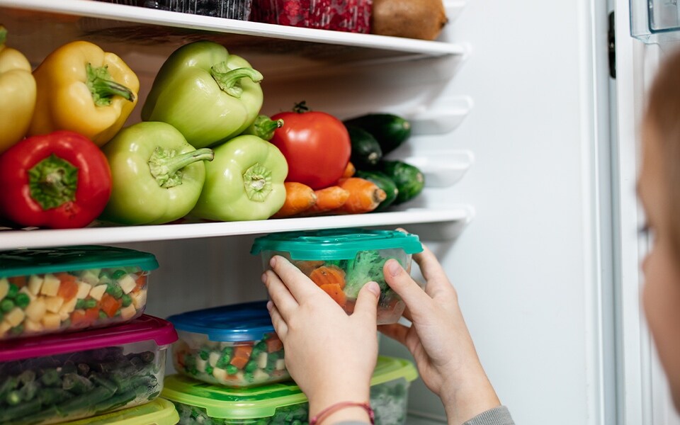 L'utilisation de récipients de stockage des aliments permet de réduire les déchets alimentaires