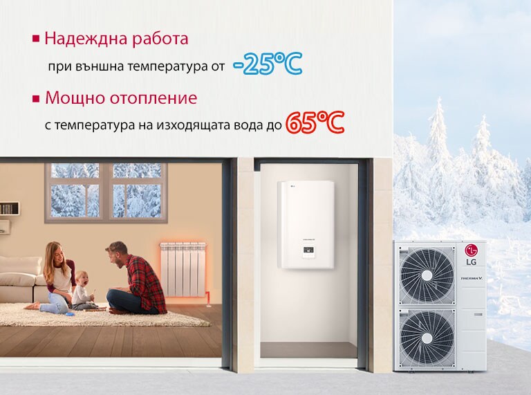 Надеждно отопление с THERMA V R32 Hydrosplit2