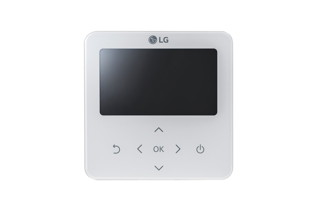 LG Индивидуален контролер, кабелен контролер, Standard III, бял, 'Изглед отпред, PREMTB100