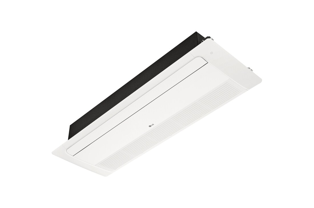 LG Касета за таван, 1-пътна, 24kBTU, изглед отстрани под ъгъл 45 градуса, ARNU24GTTB4