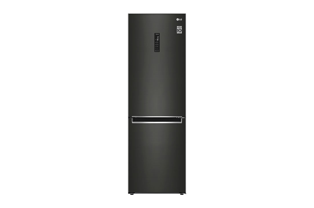 LG Хладилник c долна камера, DoorCooling?? и ThinQ? технология, 341L капацитет, GBB61BLHMN, GBB61BLHMN