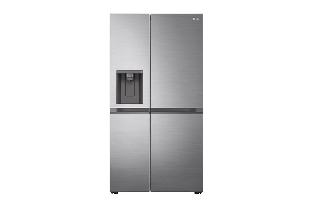 LG Side-by-Side хладилник, 635L капацитет, Изглед отпред, GSLV51PZXE