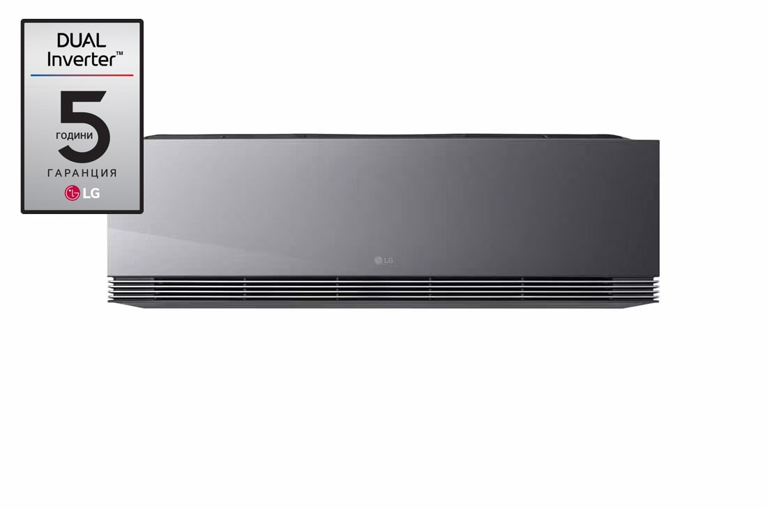 LG 5,0 kW ARTCOOL? AI Air Mirror сплит инверторен климатик, Изглед отпред на 9000 BTU ARTCOOL? AI Air сплит инверторен климатик, AA18SP