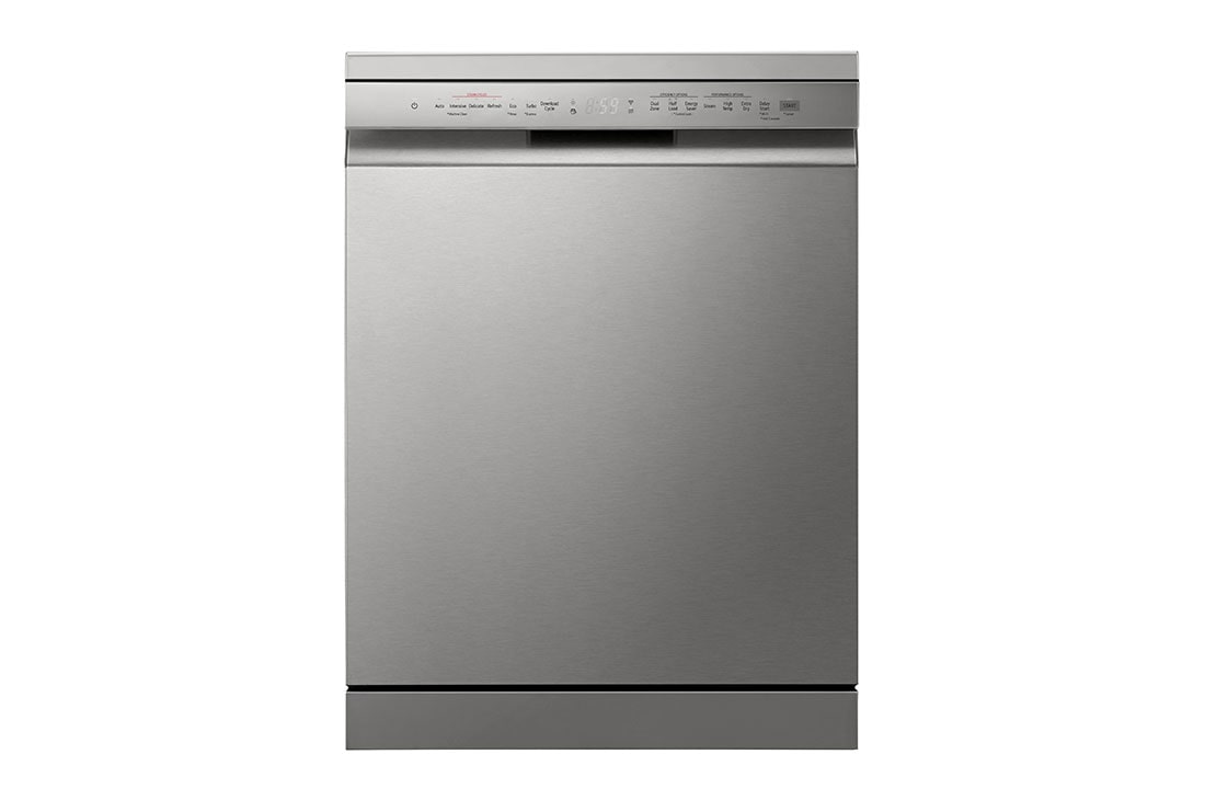 LG QuadWash? Съдомиялна с пара с TrueSteam? технология, 14 комплекта съдове, Изглед отпред, DF242FPS