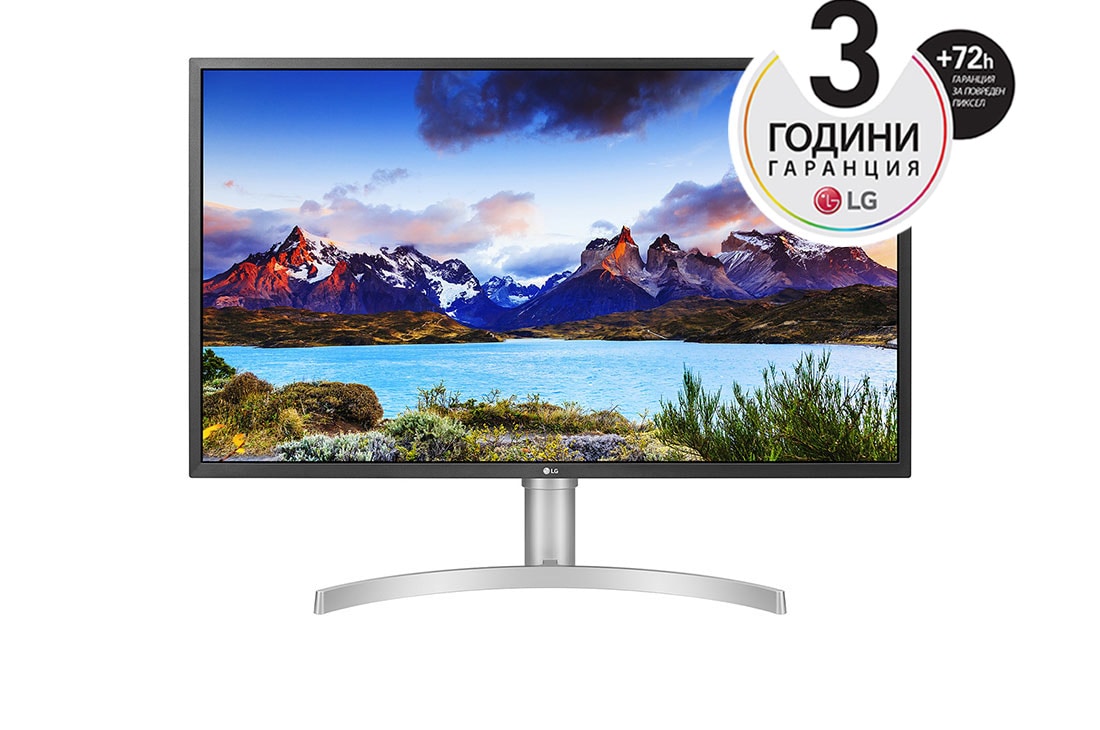 LG 31,5'' UHD 4K Монитор за игри с Freesync? и USB Type-C?, 32UL750-W