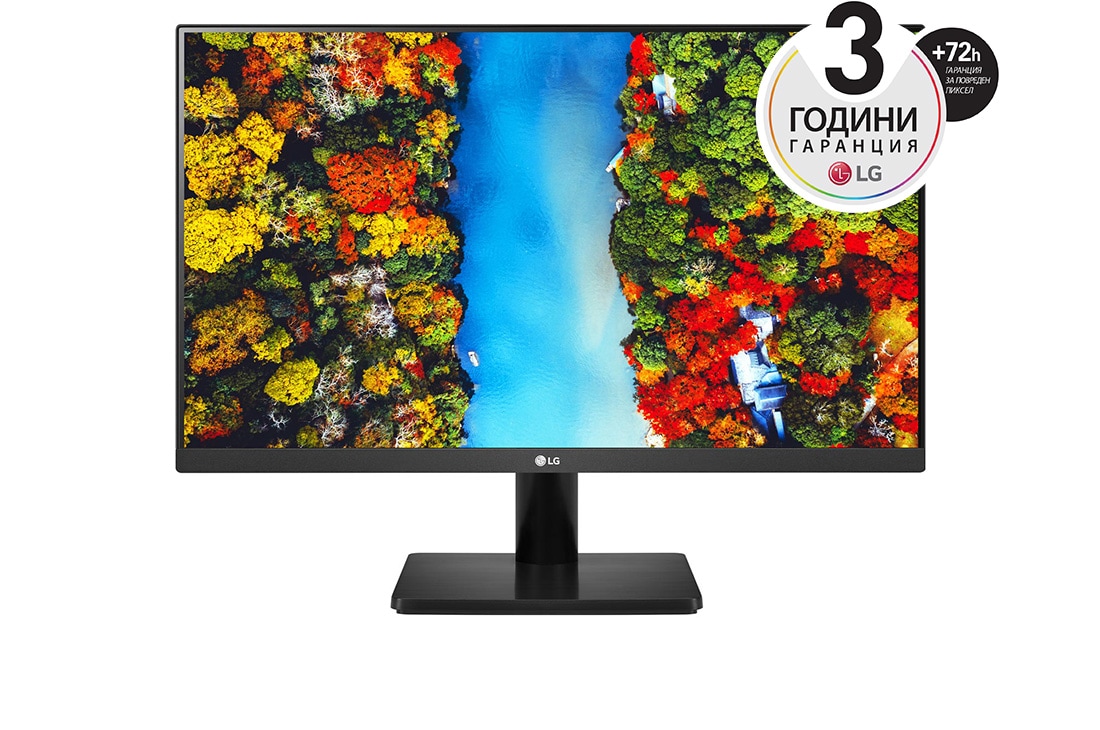 LG 23,8'' IPS Full HD дисплей с AMD FreeSync?, изглед отпред, 24MP500-B