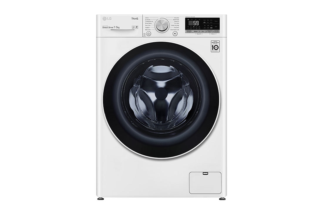 LG 7/5 кг капацитет, макс. 1200 оборота / мин,    Изпиране и изсушаване Комбо cTurboWash ? , AI DD?, WIFI, Slim, F2DV5S7N0E, F2DV5S7N0E