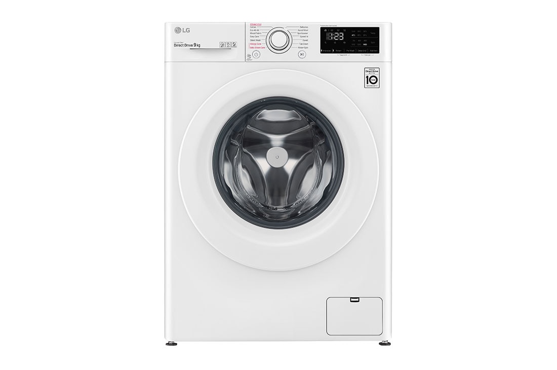 LG 9 кг, макс. 1400 оборота/мин, Перална машина с пара, AI DD? технология, F4WV309S3E, F4WV309S3E