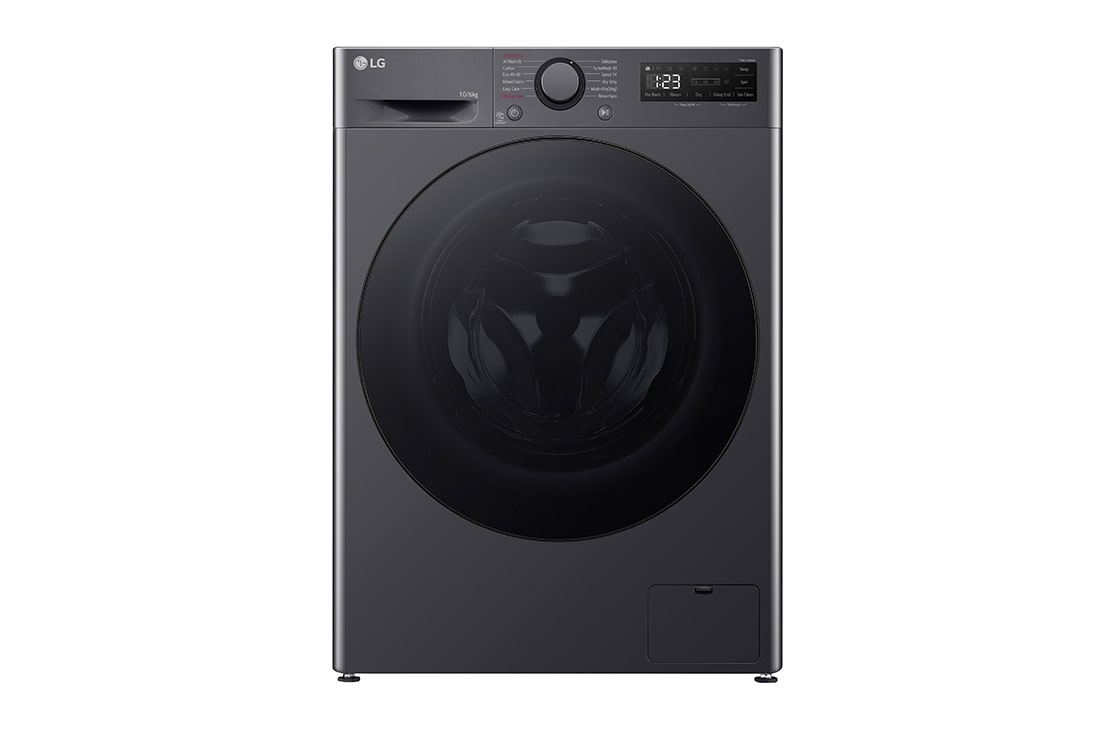 LG 10/6 кг, макс. 1400 оборота/мин., Пералня със сушилня с пара, TurboWash?360 и AI DD? технология, El?lnézet, F4DR510S2M