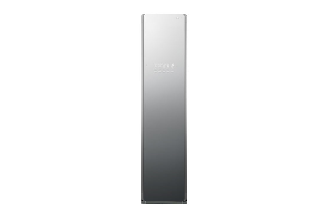 LG Styler с парна технология TrueSteam? за хигиенично чисти дрехи, огледална врата, LG S3MFC - Преден страничен ъгъл , S3MFC