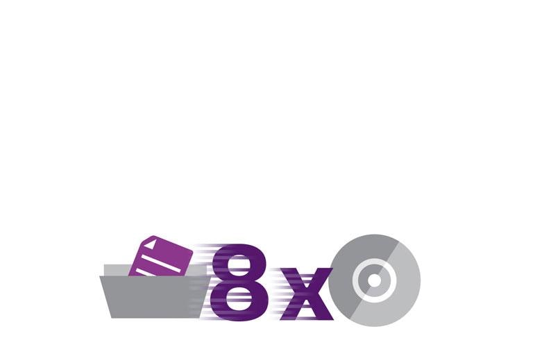 Velocidad de Escritura de 8x<br>2