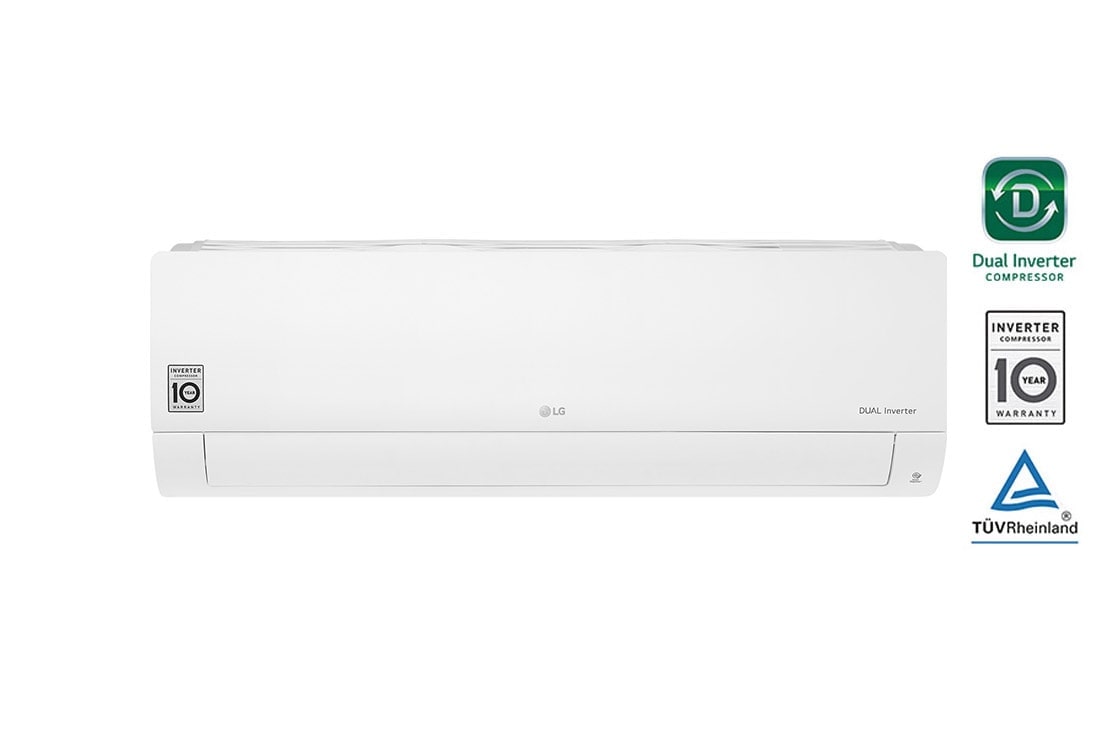 LG Aire Acondicionado Split DUALCOOL Dual Inverter 24,000 BTU  Modo Silencioso, Voltaje 220v, LSN240HEV2, LSN240HEV2