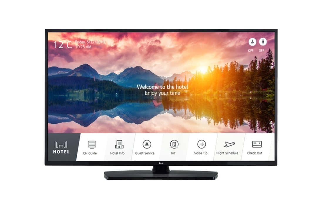 LG Serie US670H, Front view with infill image, 50US670H9UA