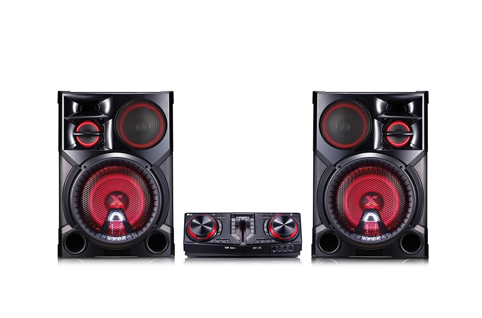 LG Minicomponente LG XBOOM CJ98 de 3500 W de potencia RMS, TV Sound Sync, DJ Loop, Karaoke, CJ98