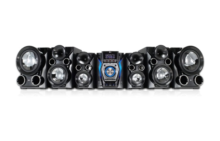 LG 6 bocinas X-metalizadas para que la música se escuche con potencia., MCV1306