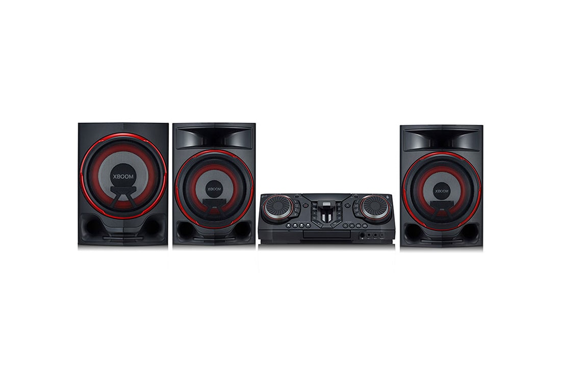 LG Minicomponente LG XBOOM CL88 de 2900 W de potencia RMS, Multi Bluetooth, TV Sound Sync, Karaoke, CL88
