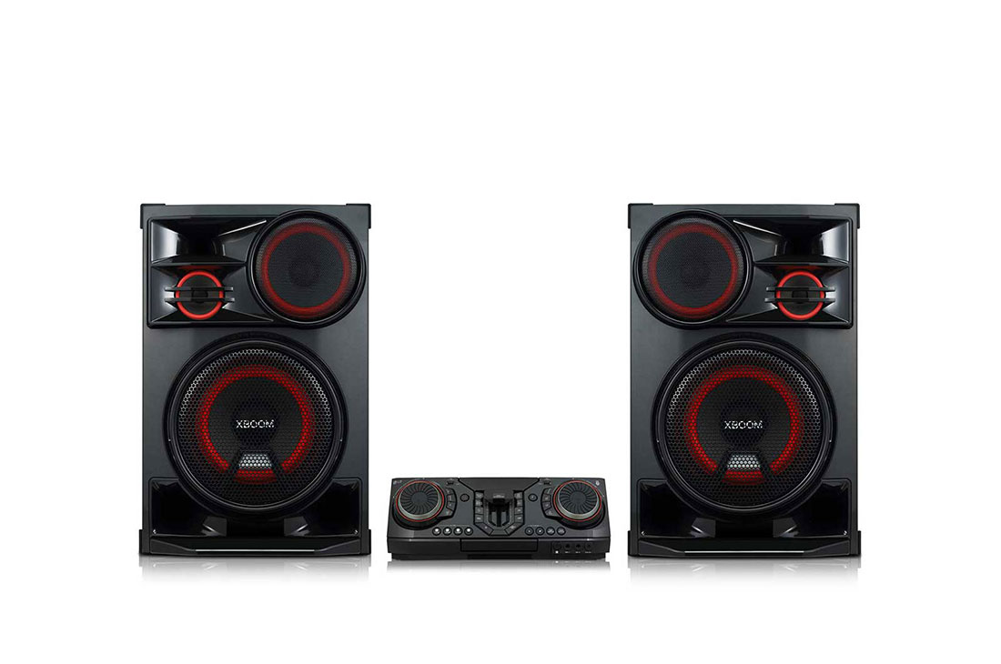 LG Minicomponente LG XBOOM CL98 de 3500 W de potencia RMS, Multi Bluetooth, TV Sound Sync, Karaoke, CL98