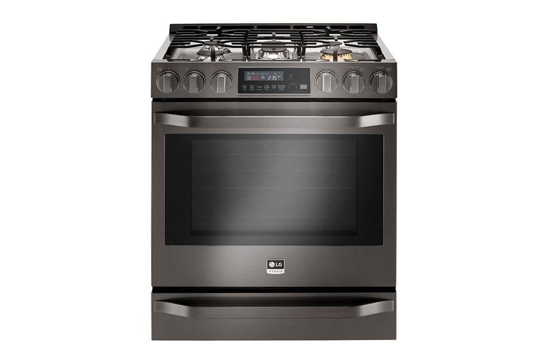 LG STUDIO 6.3 ft3 Horno a gas Inteligente con Wi-Fi Slide-In Range (Cocina deslizable) con ProBake Convection?, LSSG3020BD