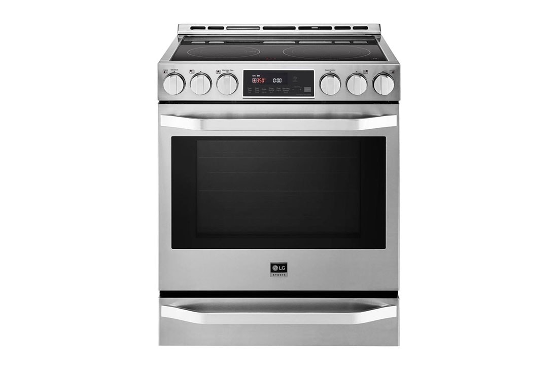 LG STUDIO 6.3 ft3 Horno Eléctrico Individual con Slide-In-Range (Cocina Deslizable) con ProBake Convection?, LSSE3027ST