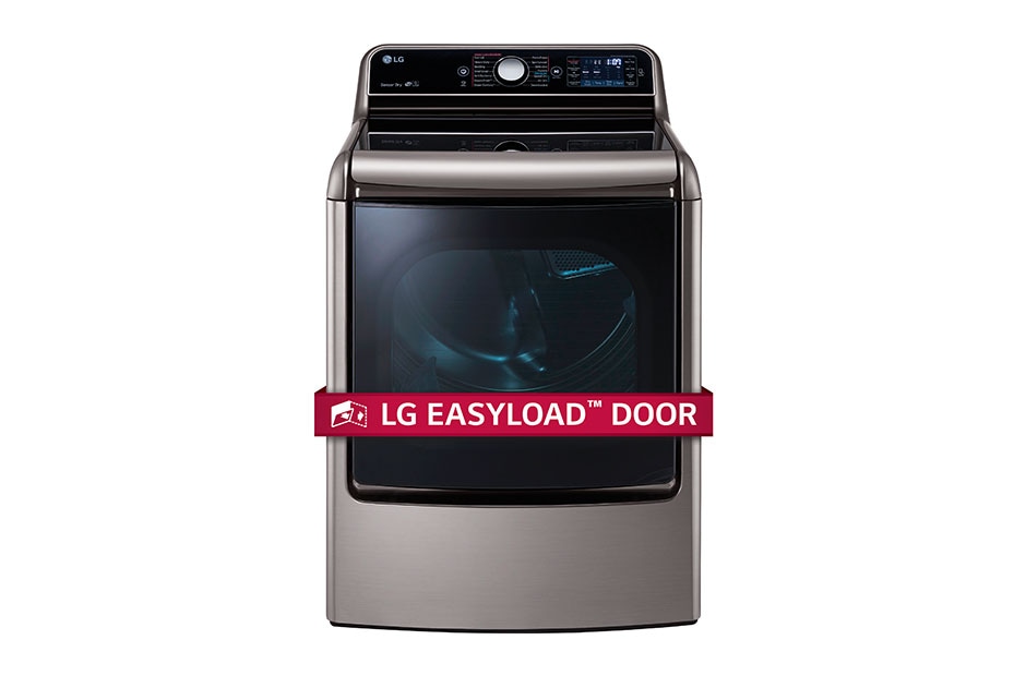 LG Secadora de Mega Capacidad TurboSteam? con Puerta EasyLoad? Door, DLEX7700VE