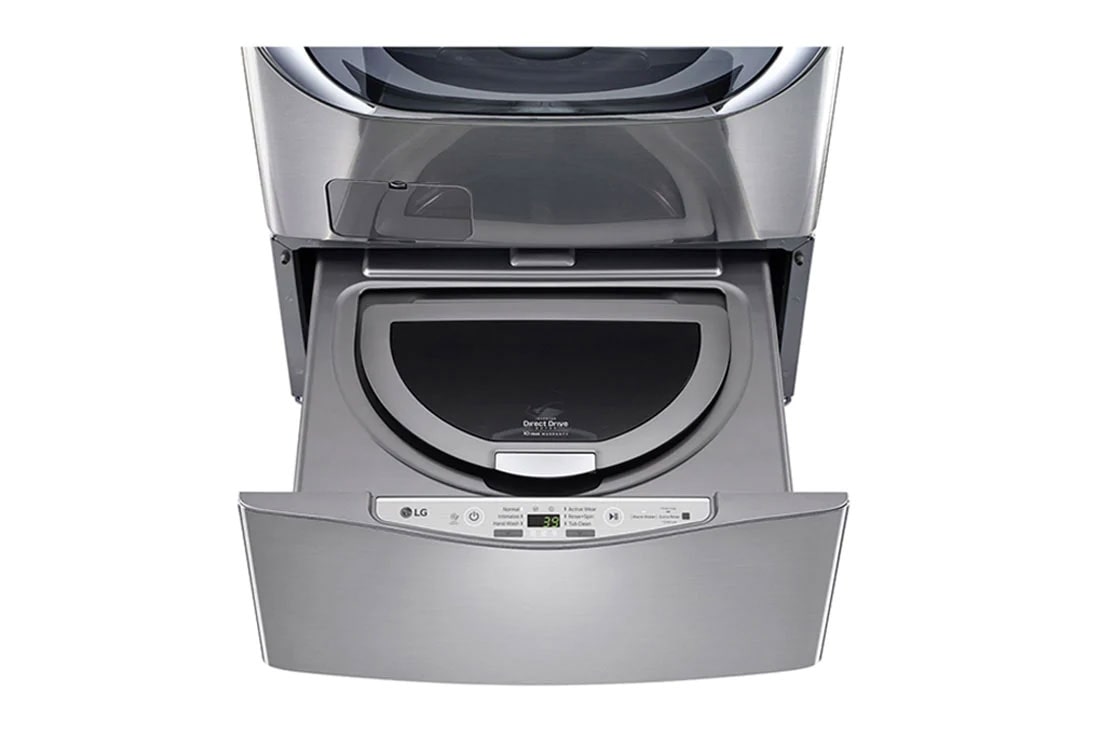 LG Lavadora TWINWash Mini ? 3.5kg 3Motion, Smart Diagnosis, color  Acero, WD100CV