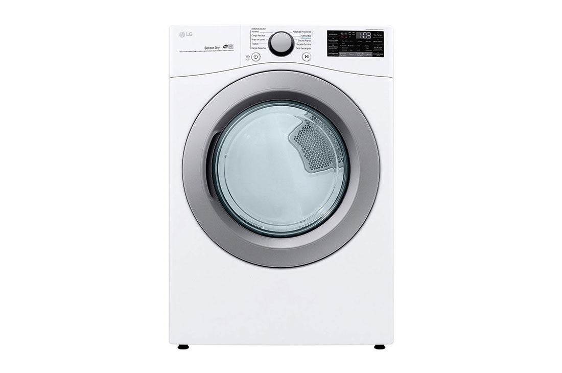 LG Secadora a Gas Carga Frontal 7.4p3 ThinQ, Color Blanco, DLG3501W