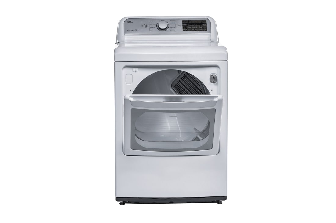 LG Secadora a Gas Carga Frontal 25Kg ThinQ,Puerta EasyLoad? Color Blanco, DT25WTG