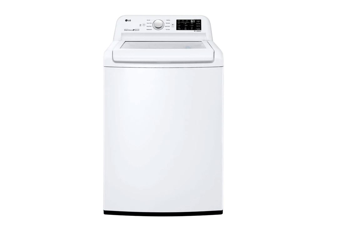 LG 4.5cu.ft Lavadora Carga Superior con Direct Drive Inverter & Smart Diagnosis, Color Blanco , WT7100CW